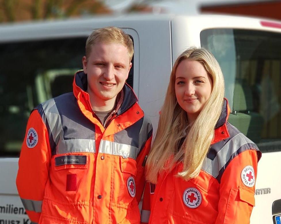 Franziska und Patrick vom Ortsverein Havixbeck